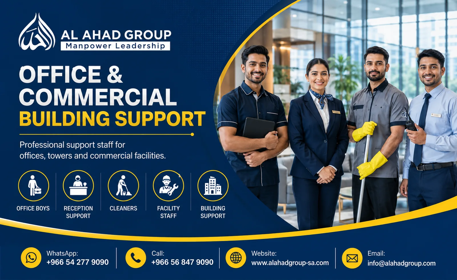 AL AHAD GROUP sector workforce planning team supporting employers in Makkah, Saudi Arabia