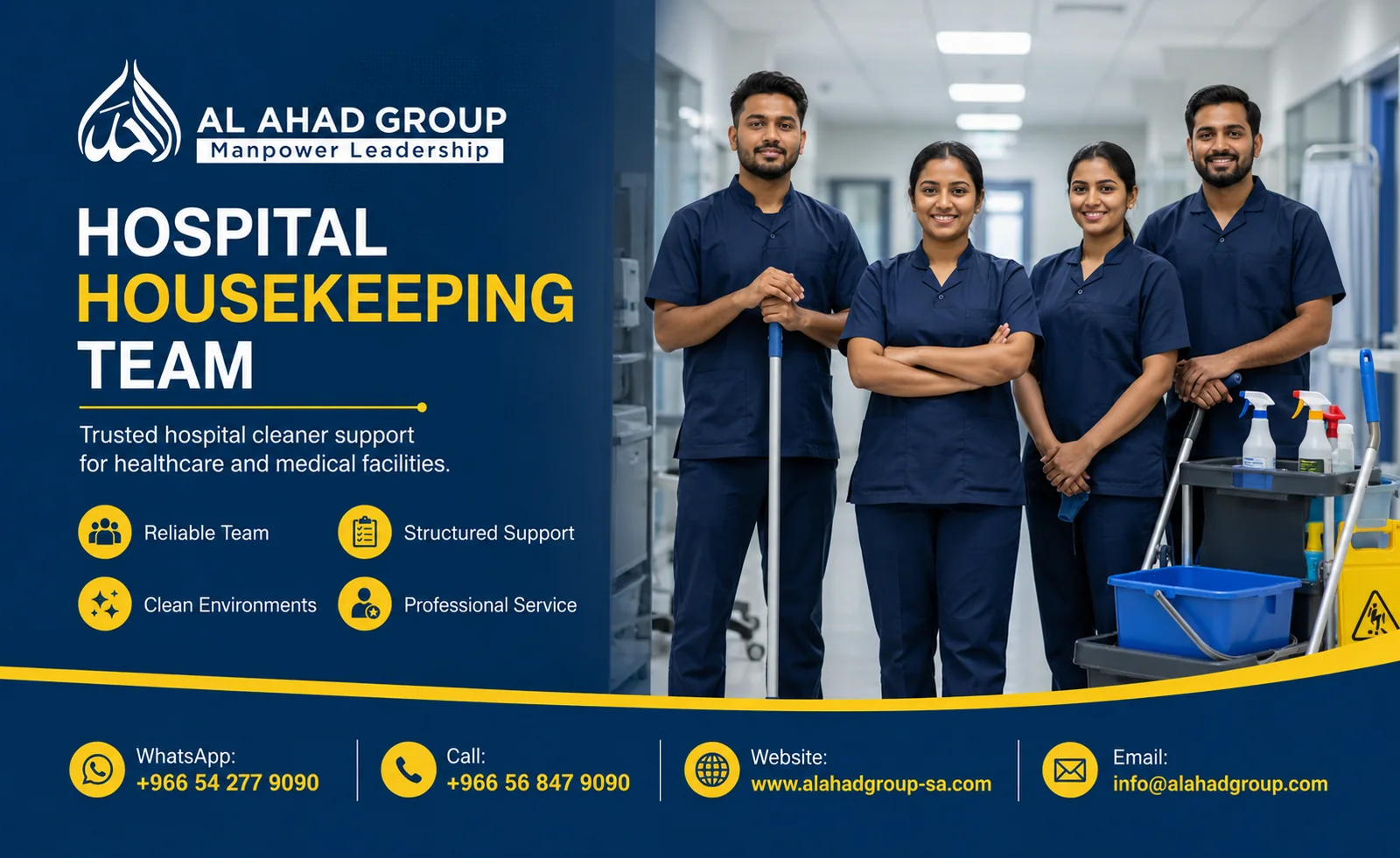 AL AHAD GROUP workforce continuity planning team supporting employers in Makkah, Saudi Arabia