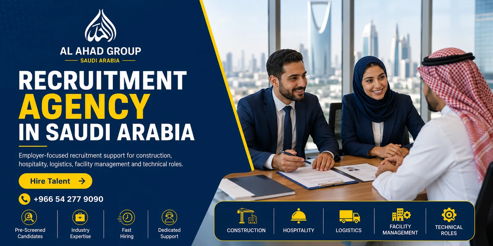AL AHAD GROUP workforce onboarding and employer planning team supporting employers in Makkah, Saudi Arabia
